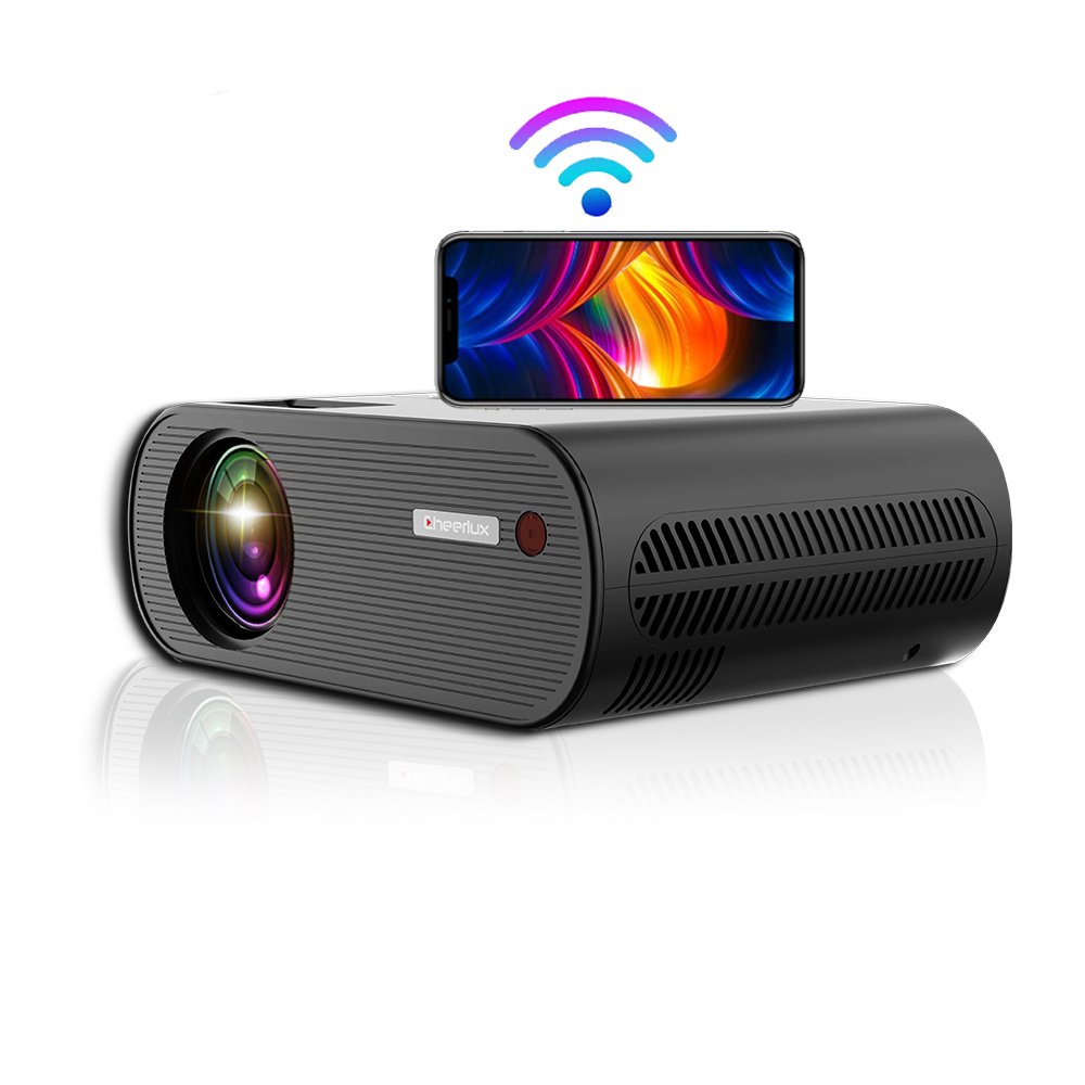 Wirelss hd projector support 1080p led lcd for home theater games smartphone projector small projector smart wifi