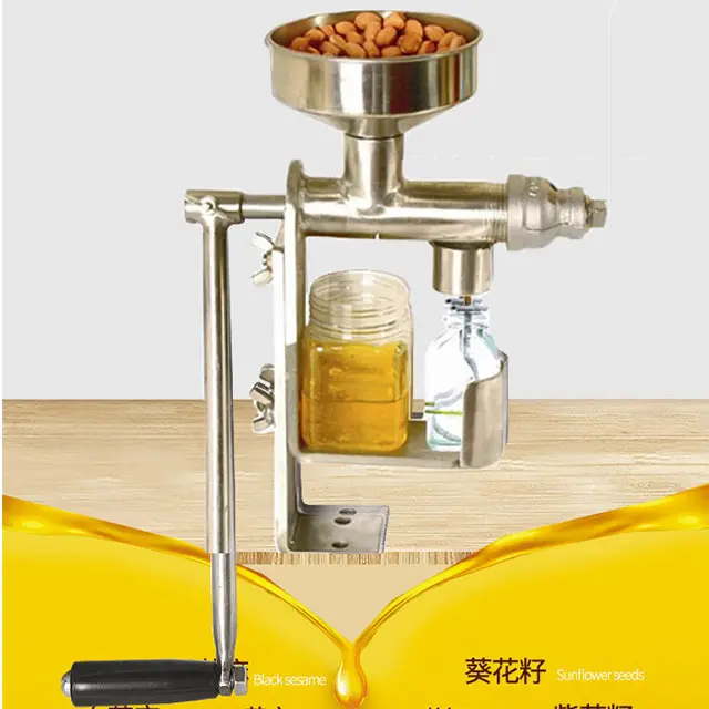 Oil press hand operated ground nut coconut oil making machine price