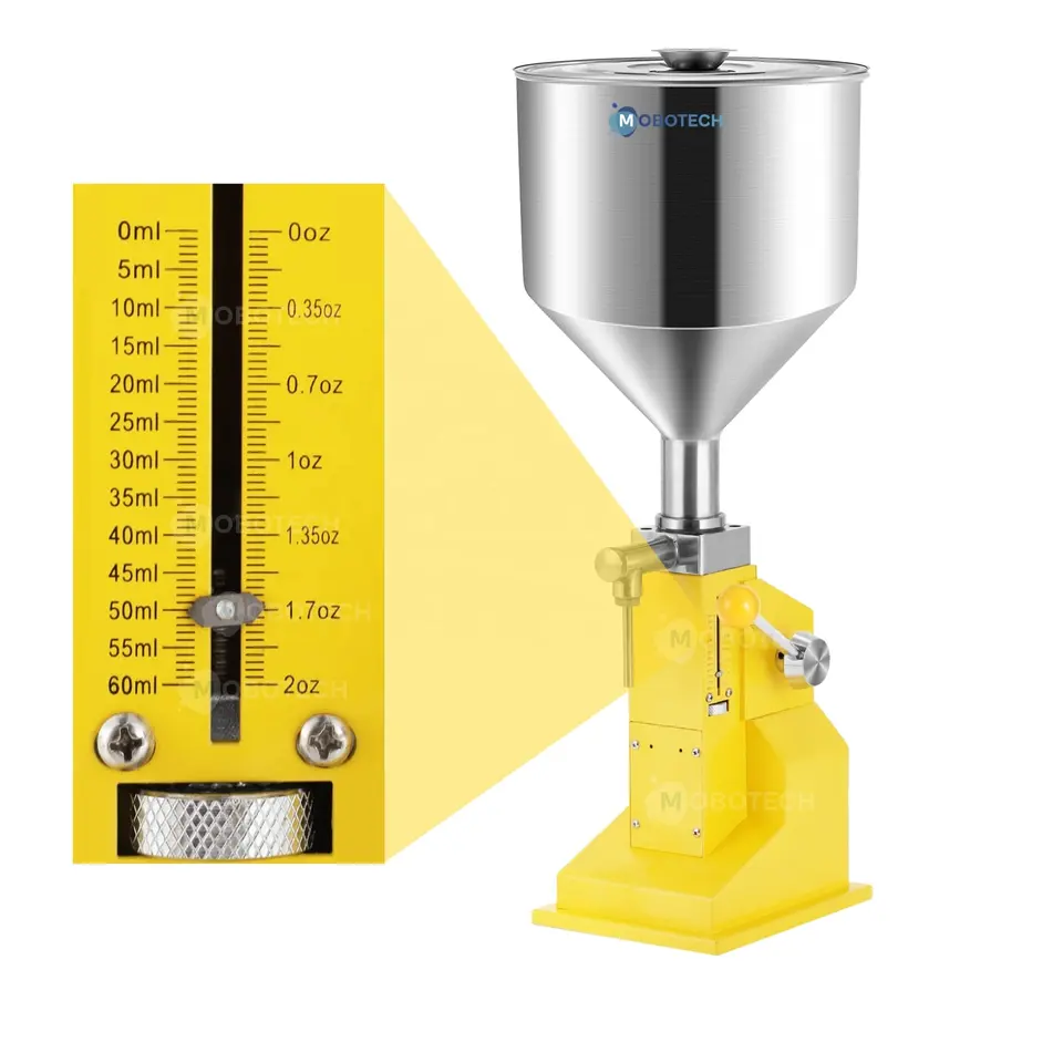 Manual filling machine with scale for cream/paste/liquid a03 liquid filling