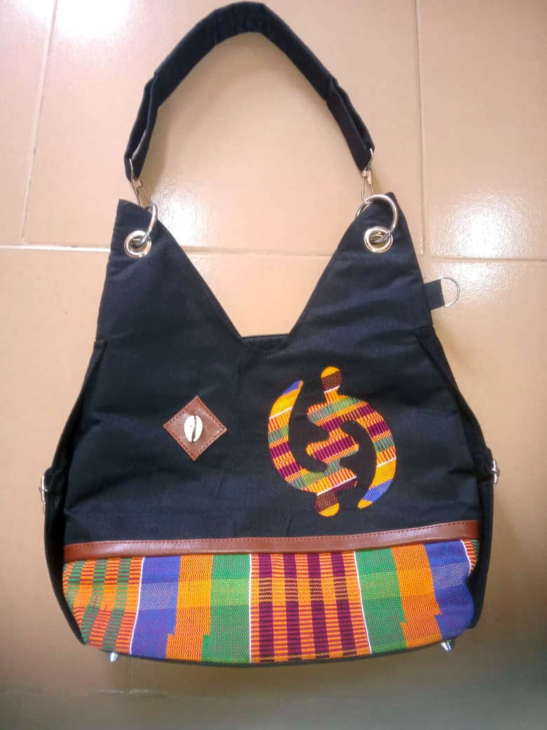 Traditional Shoulder Bag For Women   Gye Nyame