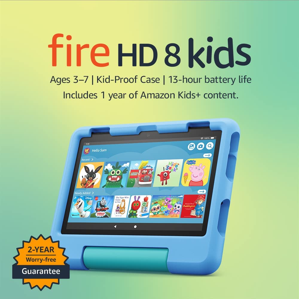 Amazon Fire Hd 8 Kids Tablet: 8 Inch Hd Display 32 Gb