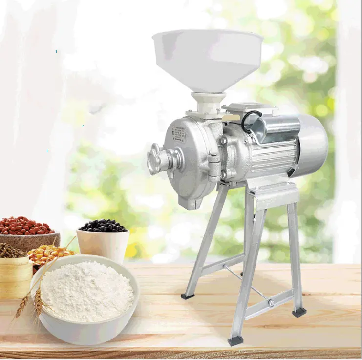 Wet And Dry Small Home Use Grains Grinder Grain Milling Machine/Grain Mill Grinder 1.5 Kw