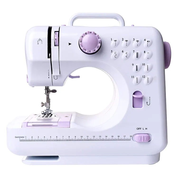 Sewing Sowing Machine Household 12 Stitches Cloth Knitting Electric  Mini Portable Cloth Sewing Machine