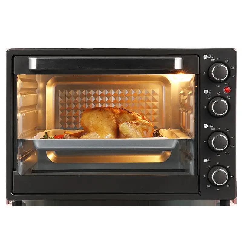 Electric Oven 40 L Large Capacity Wholesale Multi Function Toaster Oven Portable Tabletop For Cooking Baking Oven 1650 W 60 Min Timer With Auto Shut Off 90 230° 