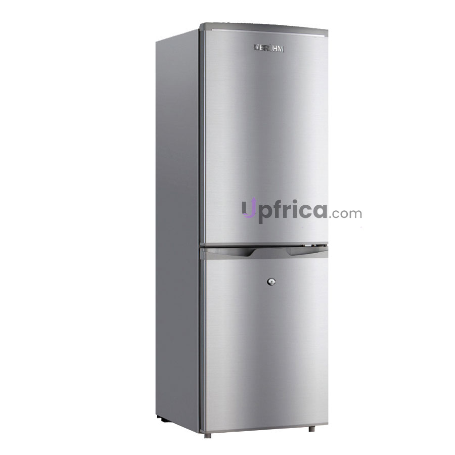 Bruhm Fridge Freezer Double Door Refrigerator 186 L