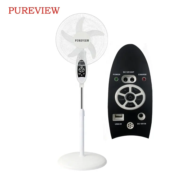 Rechargeable Fan 16 Inch Electric Standing Fan