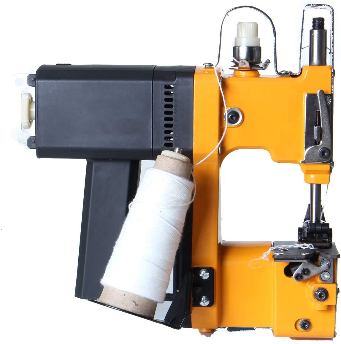 Potable sack sewing machine 