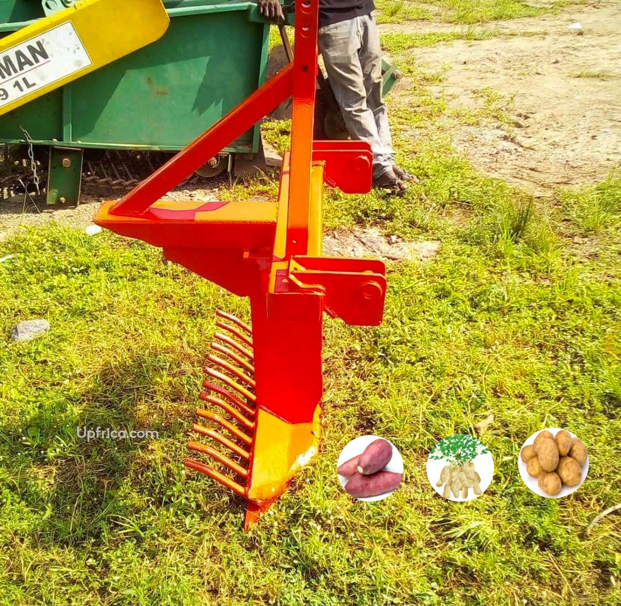 Harvester for cassava, potatoes and ginger digger machine