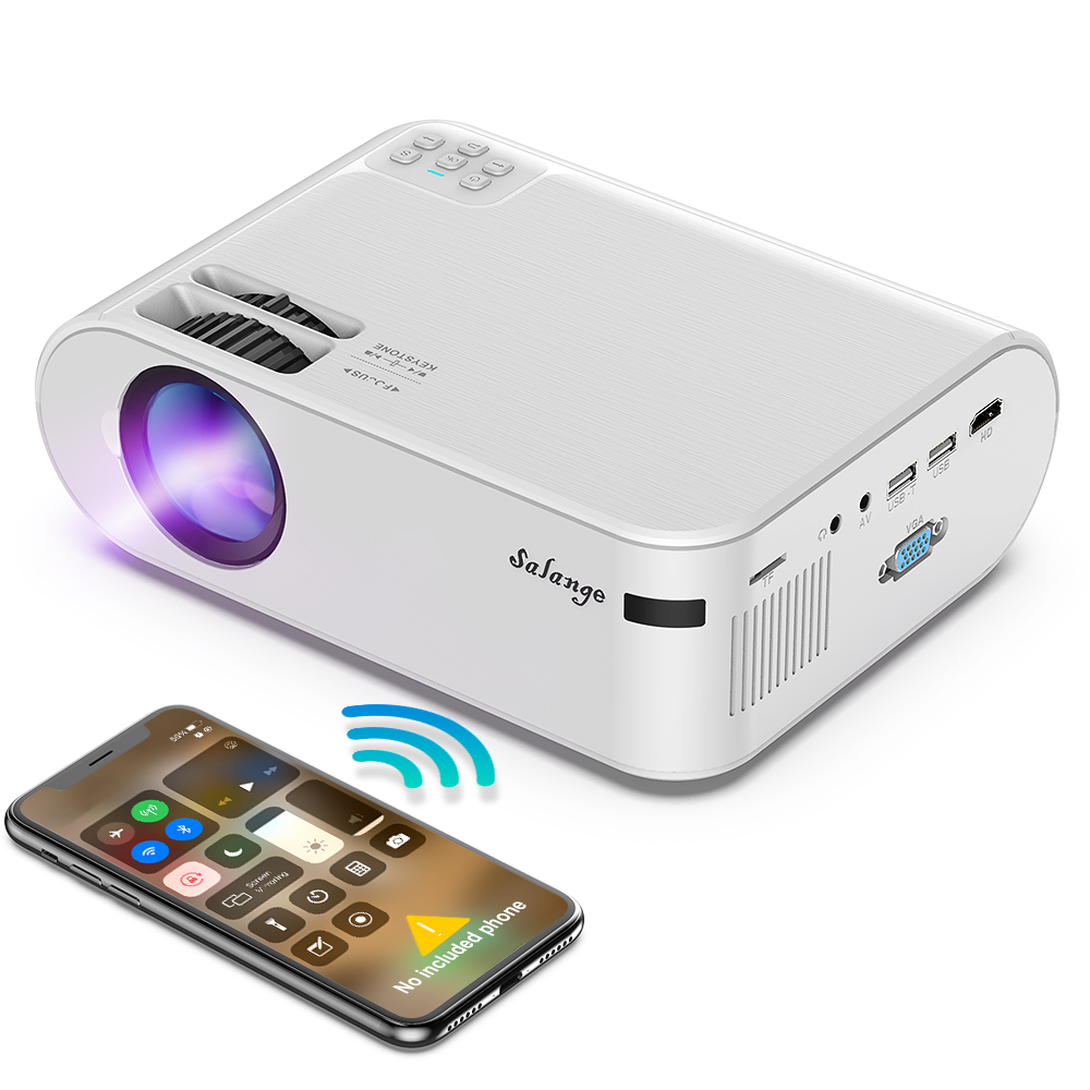 Portable Projector 4000 Lumens Mobile Mini Projector Wifi Smartphone 3 D Lcd Led Video Home Projector Movie Projector