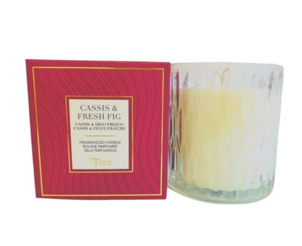 Scented candles fragrance cassis & fresh figs