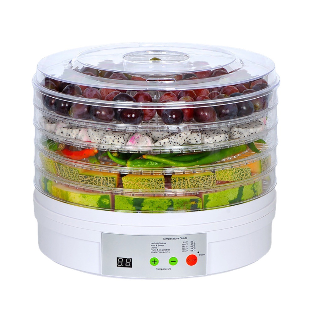 Food Dryer Dehydrator With 5 Trays Mini Electric Fruit Food Dryer Home Use