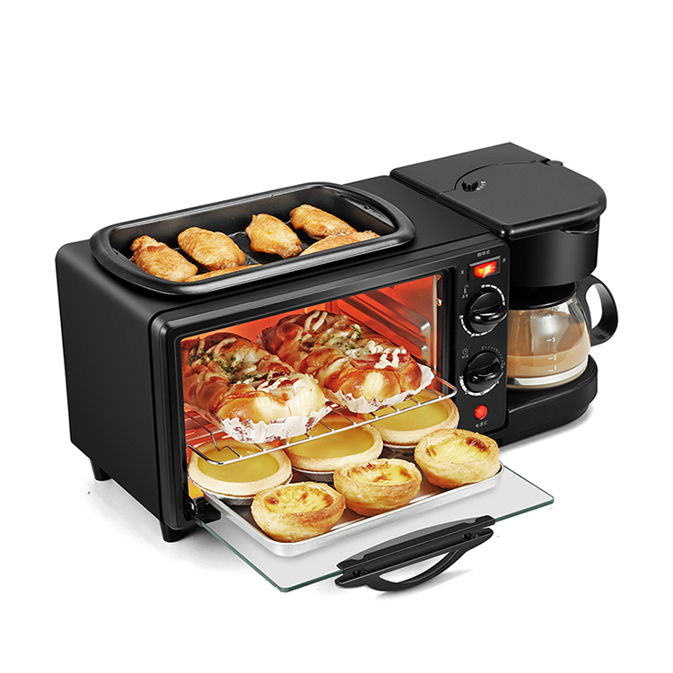 3 In 1 Breakfast Maker Multifunctional Breakfast Machine Coffee And Oven All In One 12 L