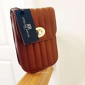 Atelier Royal Paris Leather Women Mobile Bag/Card Bag. Handbag/Crossbody Bag