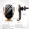 Mobile phone holder car charger smart portable auto coil induction 15w wireless 