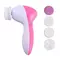 Face cleaning brush electric facial cleansing brush exfoliating spin brush 5 in 1