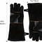 Fire resistant & extreme heat welding gloves leather with kevlar stitching,perfect for fireplace, stove, oven, grill, welding