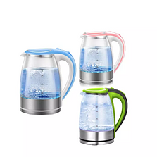 Water Kettle Led Indicator 1.7 L Glass Water Boiler