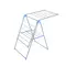 Laundry rack foldable cloth drying stand stainless steel space-saving clothes dryer rack