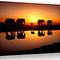 African sunset elephants nature wildlife canvas wall art picture print