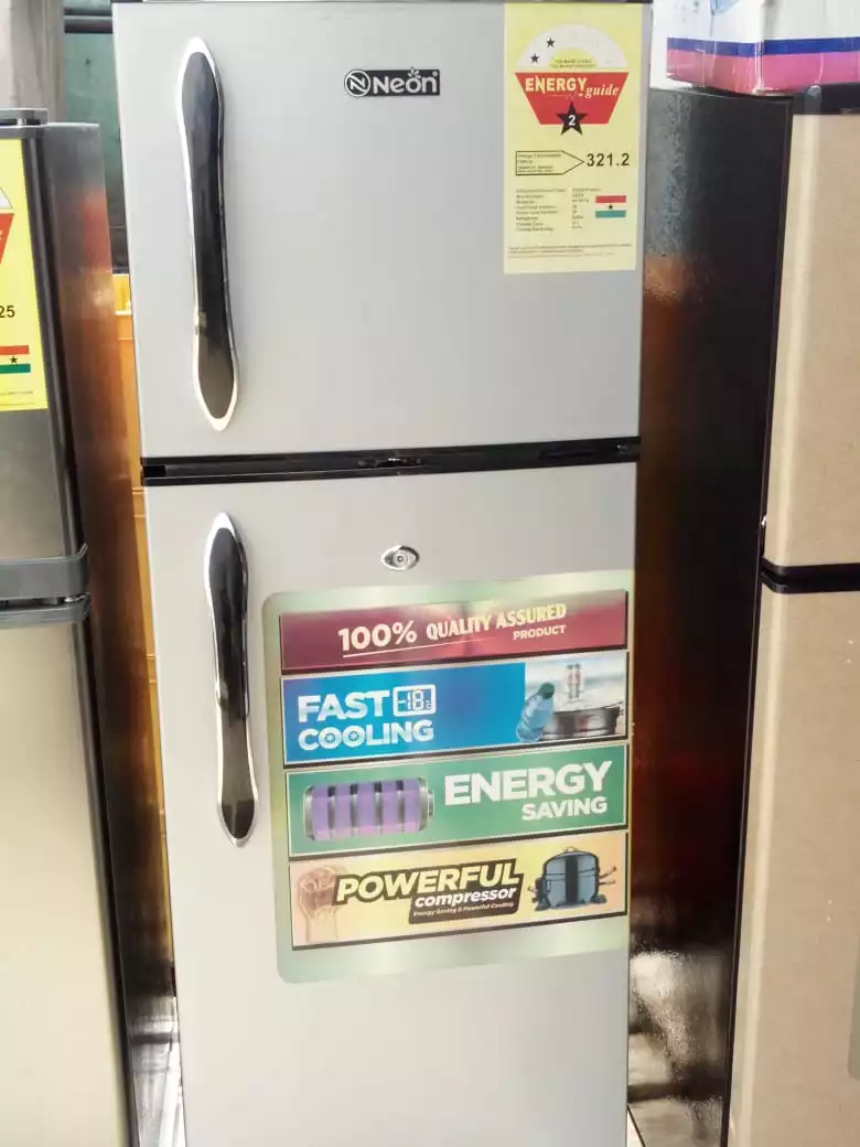 Fridge - neon refrigerator fridge and freezer