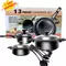Cooking pots sets nonstick cookware hot selling cast iron kitchen cooking pots & frying pans