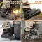 Safety boots construction lightweight steel toe work shoes brown working boots 