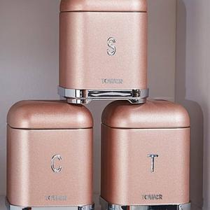Tower Canisters Set 3 Storage Containers 