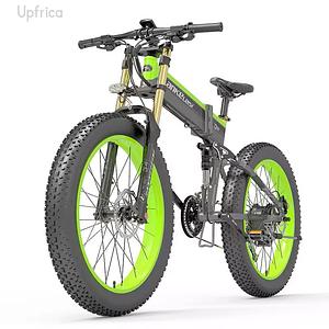 Electric Bicycle 27 Speed Mountain Bike 1000w 48v 14.5ah Lithium Battery Ebike Fat Tire Folding Electric Bike
