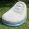 Foldable lazy sofa inflatable recliner outdoor sofa bed flocking lazy couch with pedal comfort chair