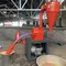 Hammer mill machine with suction for grinding grains corn