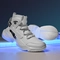 High-top men`s sneakers shoes lightweight comfortable men trainers breathable