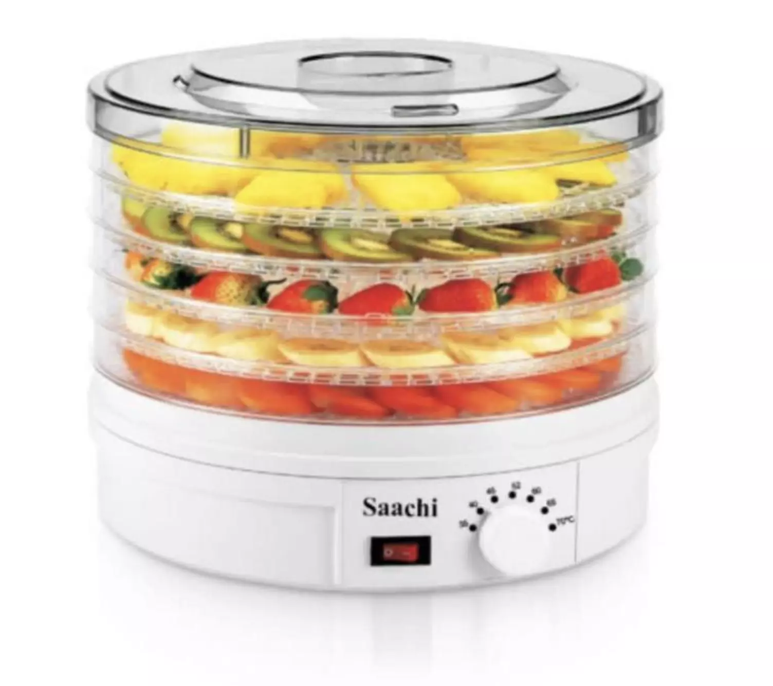 Saachi food dryer dehydrator with 5 trays food processors fruit,and vegetable dryer machine food grade as food dehydrator
