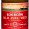 Halal beef bone broth concentrate- certified halal asian fusion – great protein food source - instant spicy broth for gut health, digestion and general well-being. 395 grams made in australia 