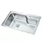 Stainless steel single bowl sink for farmhouse kitchen