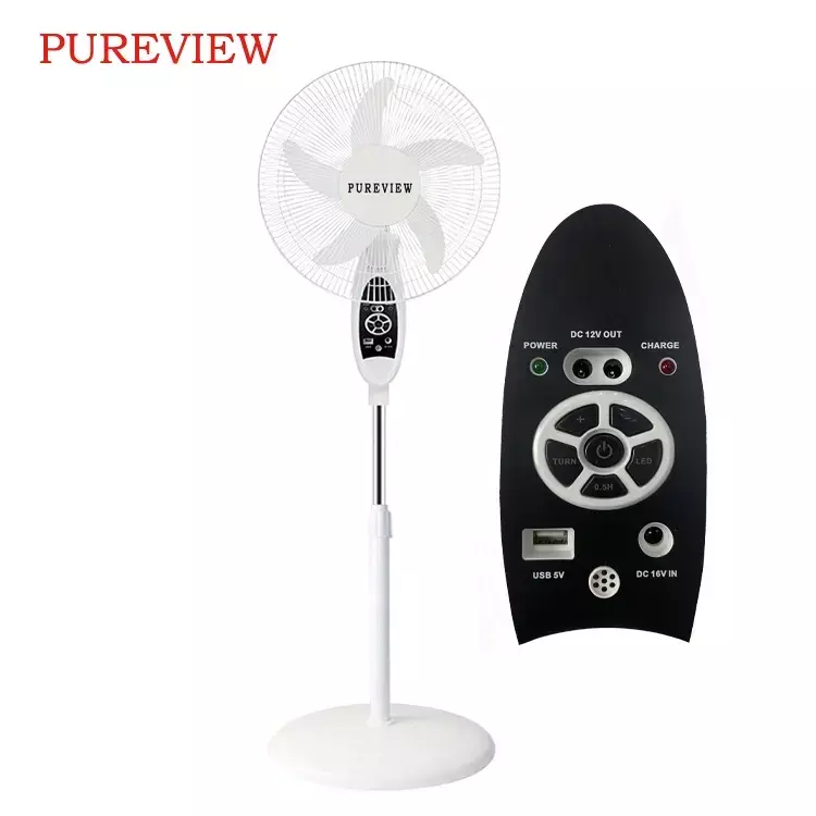 Rechargeable fan 16/18 inch electric standing fan