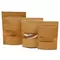 Custom food grade paper pouch, fast food packaging kraft paper bag