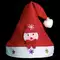 Christmas santa claus hat with led lights for xmas party decoration father christmas