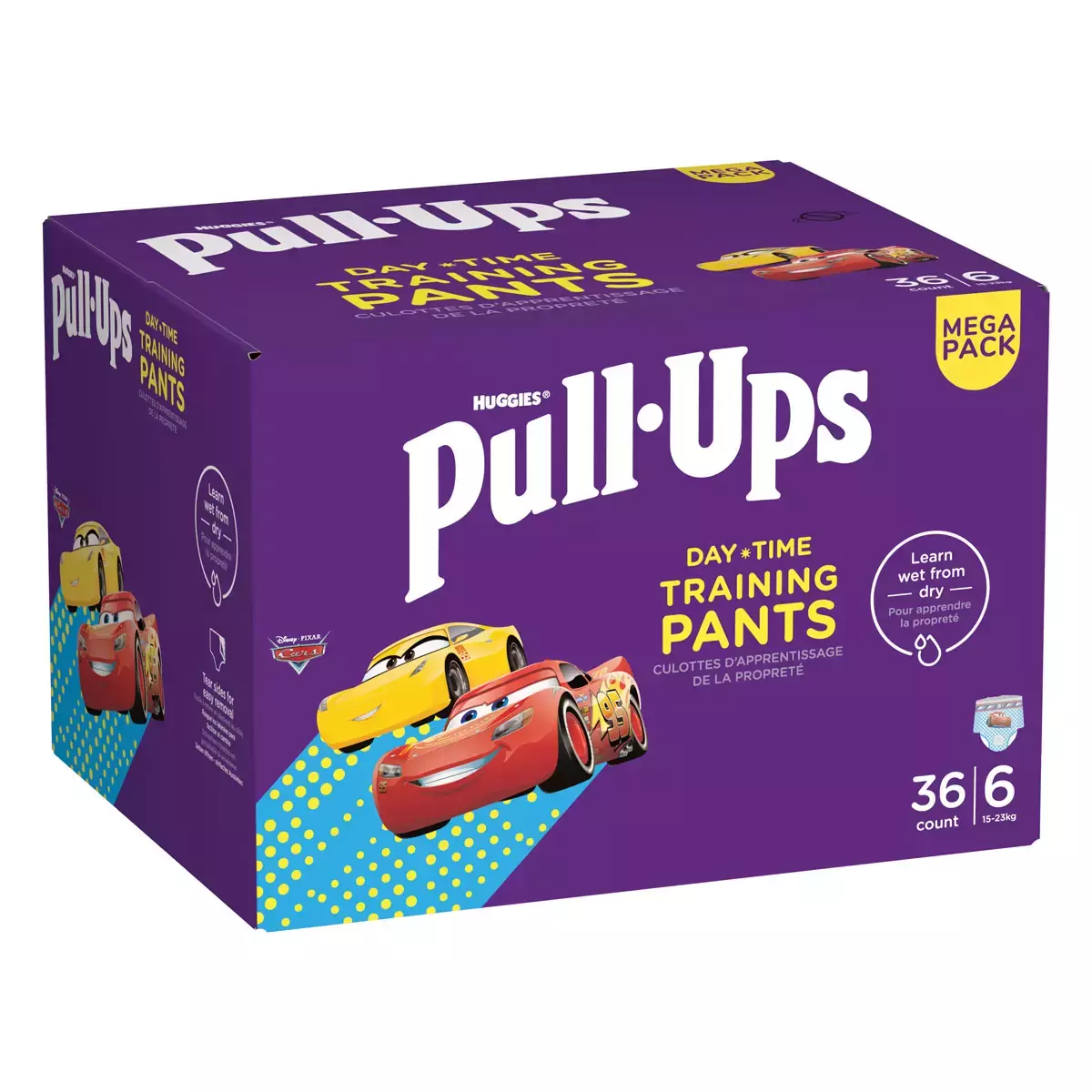 Huggies pull-ups day time boy training pants size 6, 36 pack costco