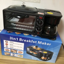 3 In1 Breakfast Maker Machine 12l Oven Capacity And 1 Liter Coffee