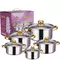 10 piece cookware set kitchen ware pot wholesale stainless steel soup pot each set including 5 cooking pots and 5lids