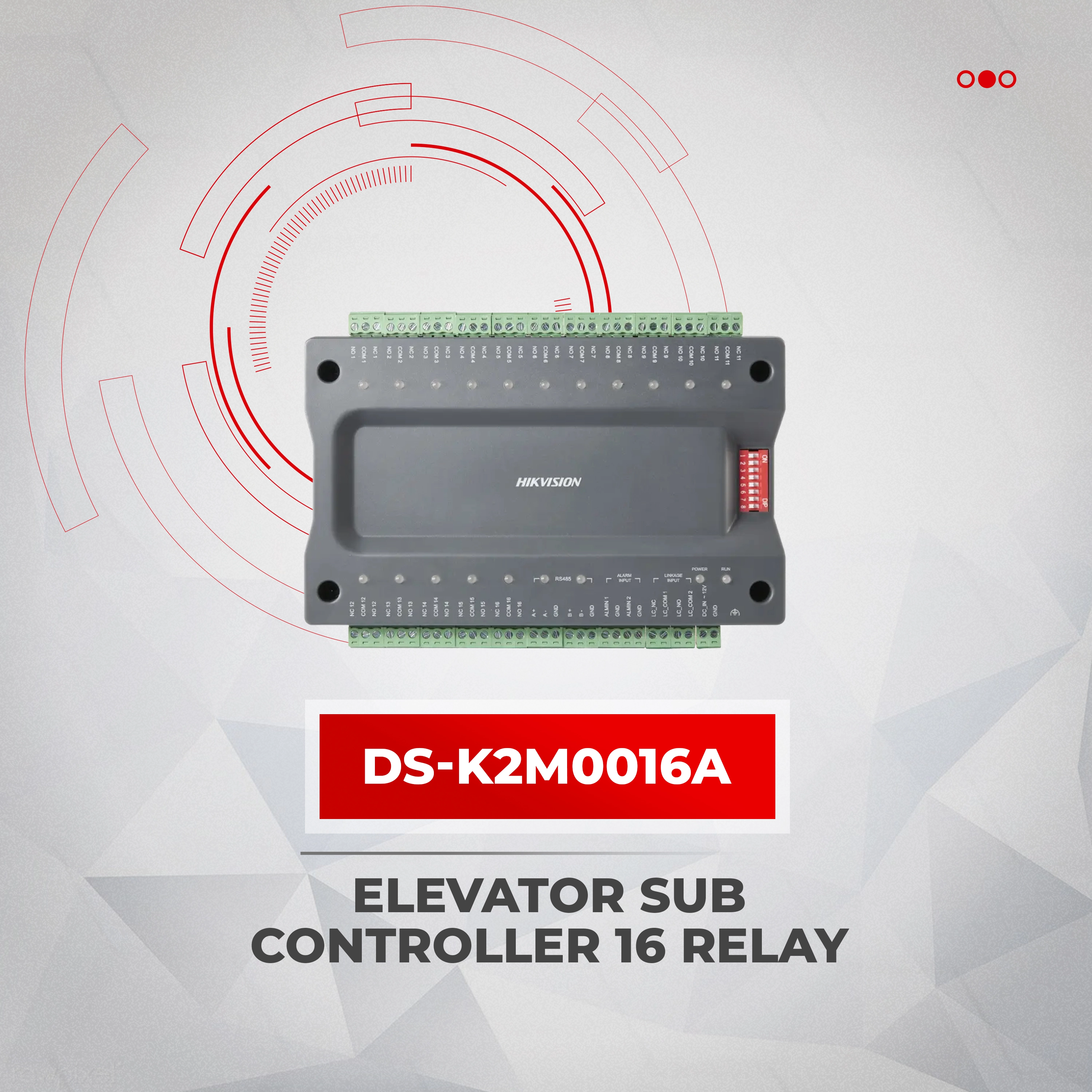 Hikvision elevator sub-controller 16 relay