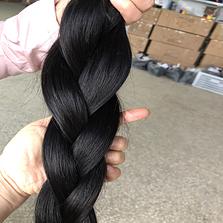 Raw Indian Straight Hair Weave, Peruvian 100% Human Hair Weft 32 34 36 38 40 Inch