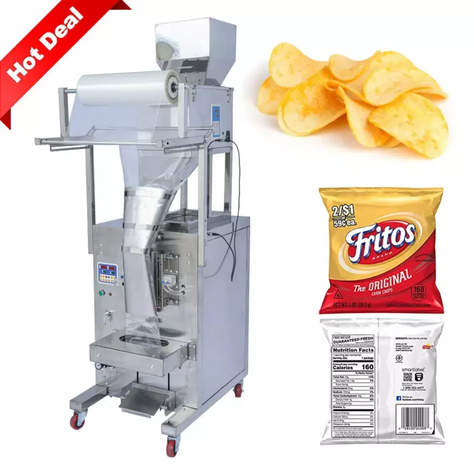 Packaging machine, food packaging , spices, plantain chips sachet seal machine sugar filling packing machine