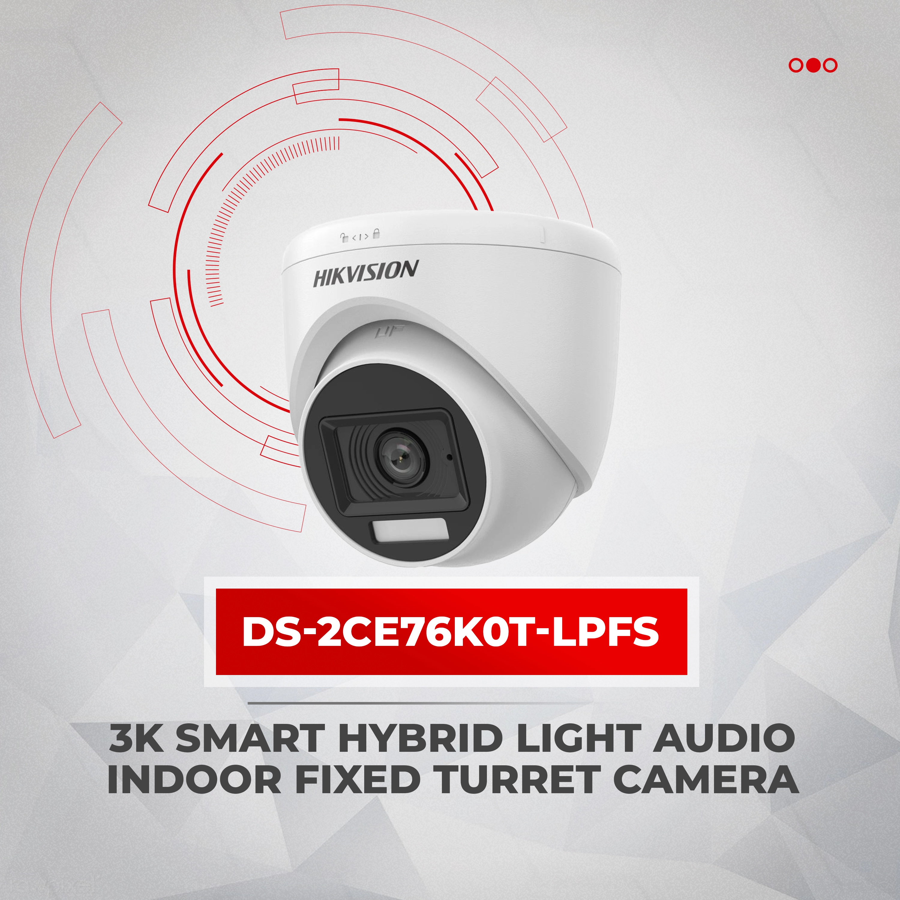 Cctv ds-2ce76k0t-lfps dome camera for cctv security camera systems 
