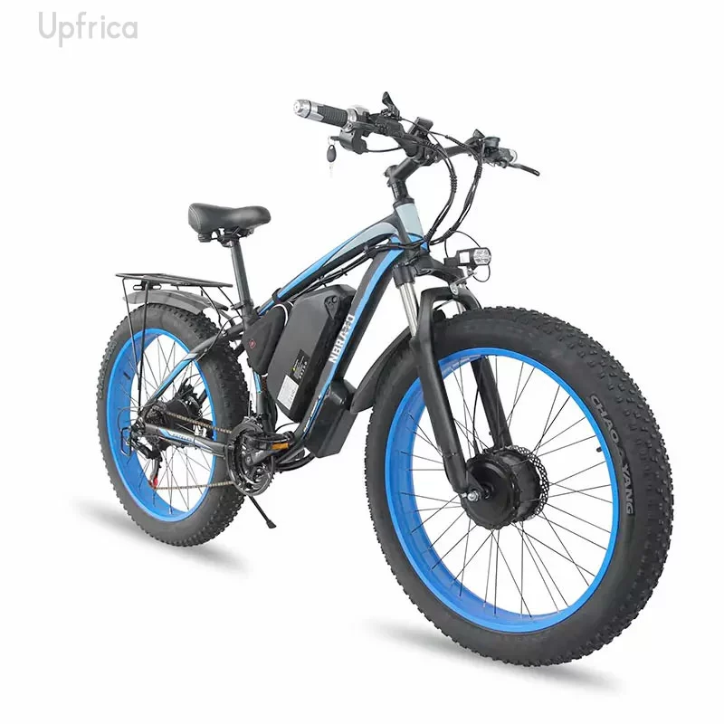 Electric hybrid bike dual motor 2000w 48v hydraulic brake aluminum alloy frame fat tire 