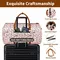 Garment bag for travel convertible carry on garment bag large travel duffel bags for women 2 in 1 hanging suitcase suit travel bags for women & men 3pcs set, a-pink leopard