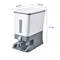 Kitchen rice dispenser box grain storage automatic metering 