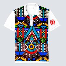 Lacoste Africanwear For Men Traditional Design White 