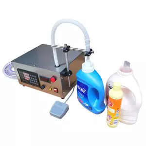 Semi Automatic Liquid Filling Machine Detergent Bottled Water Liquid Soap Small Quantitative Filling Machine