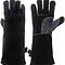 Fire resistant & extreme heat welding gloves leather with kevlar stitching,perfect for fireplace, stove, oven, grill, welding